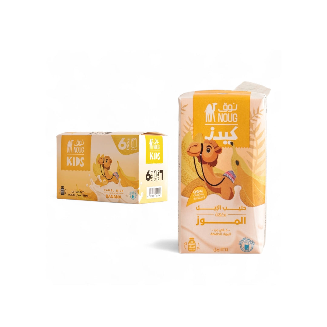 Noug Kids - Fresh Camel Milk with banana 125 ml