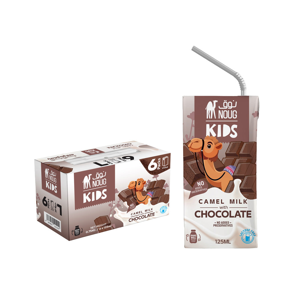 Noug Kids - Fresh Camel Milk with Chocolate 125 ml